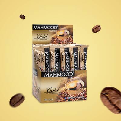 MAHMOOD COFFEE GOLD GLASS JAR 100 G