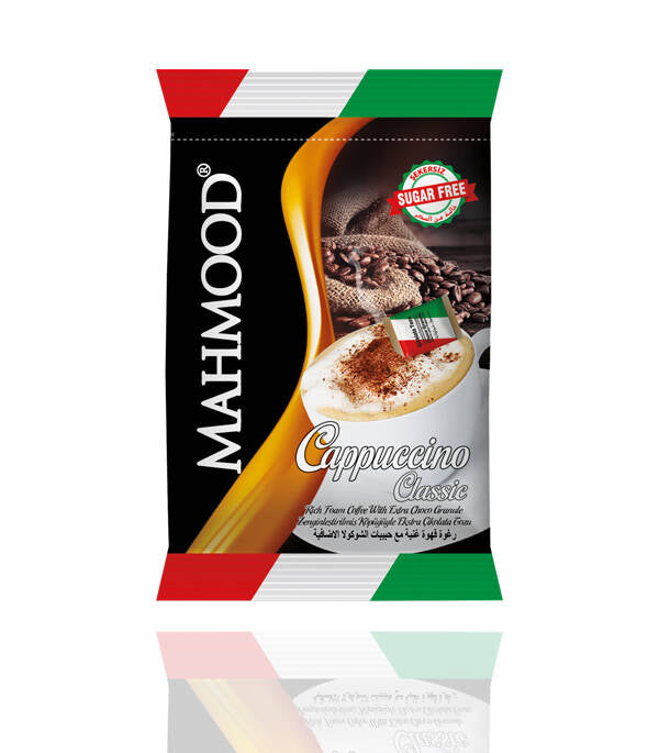 MAHMOOD CAPPUCCINO CLASSIC CHOCO GRANULE SUGAR FREE SACHET 20 x 13,7 G