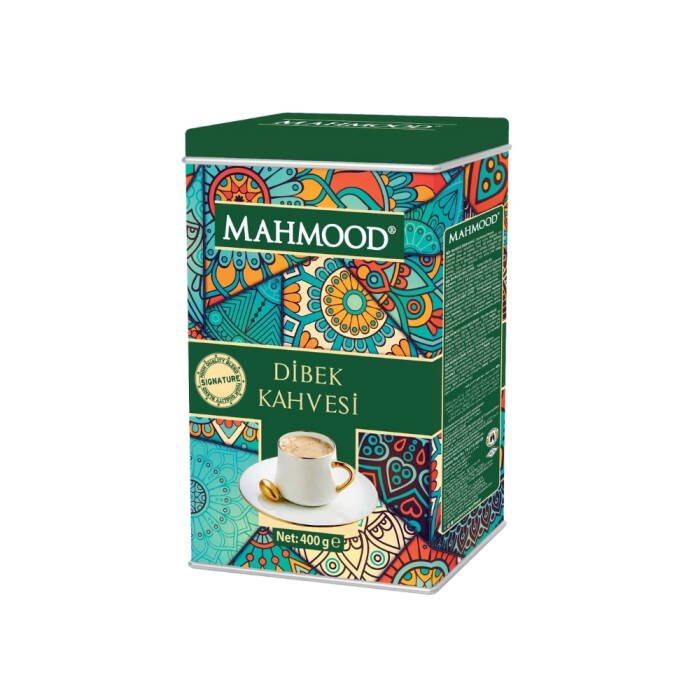 Mahmood Dibek Coffee – 400 gr Tin – Traditional Blend with Wild Pistachio, Carob & Cream, Smooth & Aromatic - Exporgin - Global Shopping Site