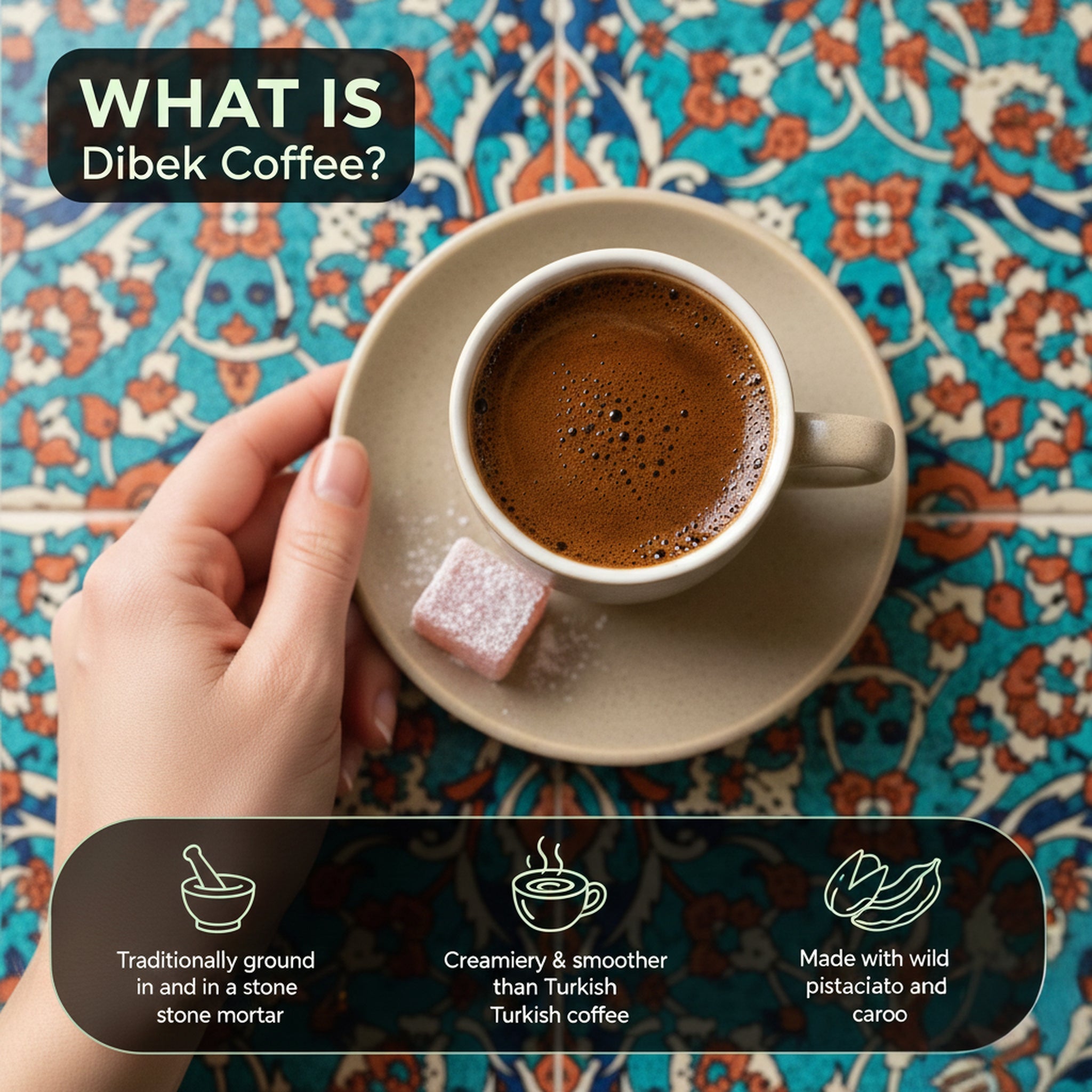 Mahmood Dibek Coffee 400g (14.11 oz) Tin - Exporgin | Türkiye Comes to You