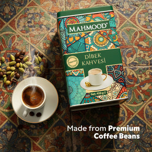 Mahmood Dibek Coffee 400g (14.11 oz) Tin - Exporgin | Türkiye Comes to You