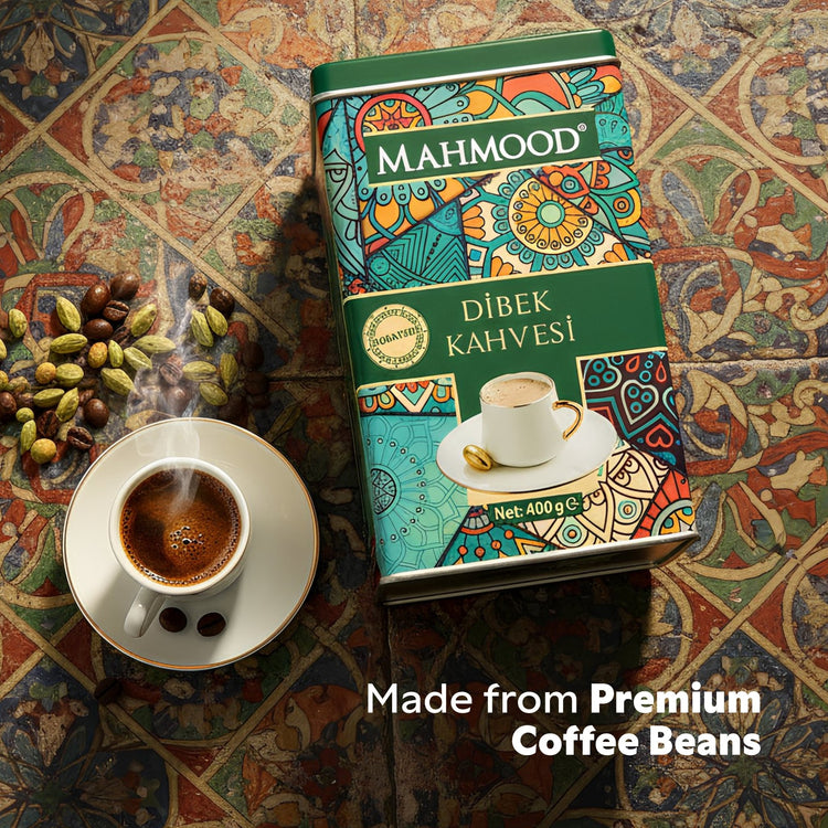 Mahmood Dibek Coffee 400g (14.11 oz) Tin - Exporgin | Türkiye Comes to You