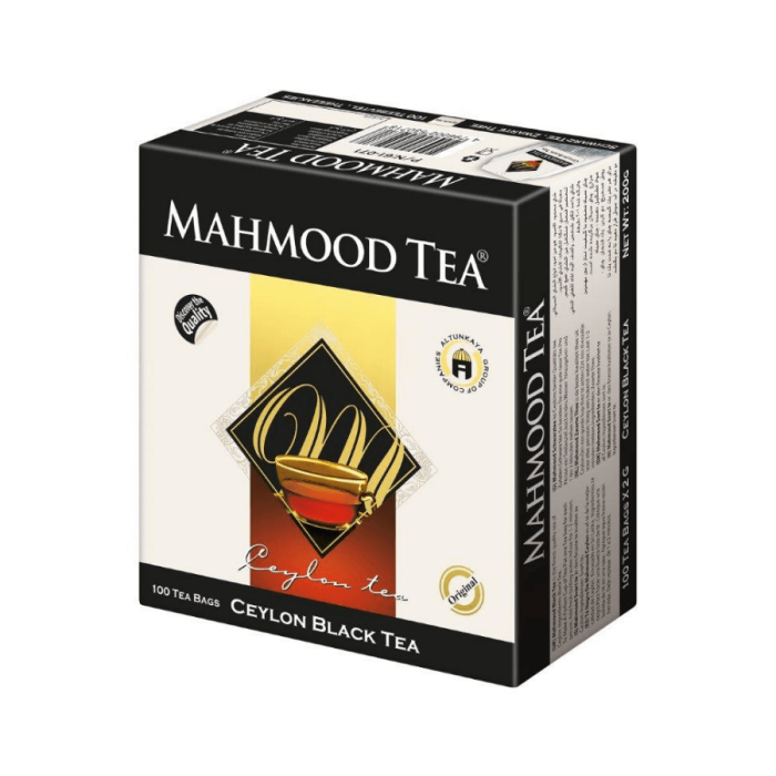 MAHMOOD TEA BLACK CEYLON TEA BAG 100 x 2 G