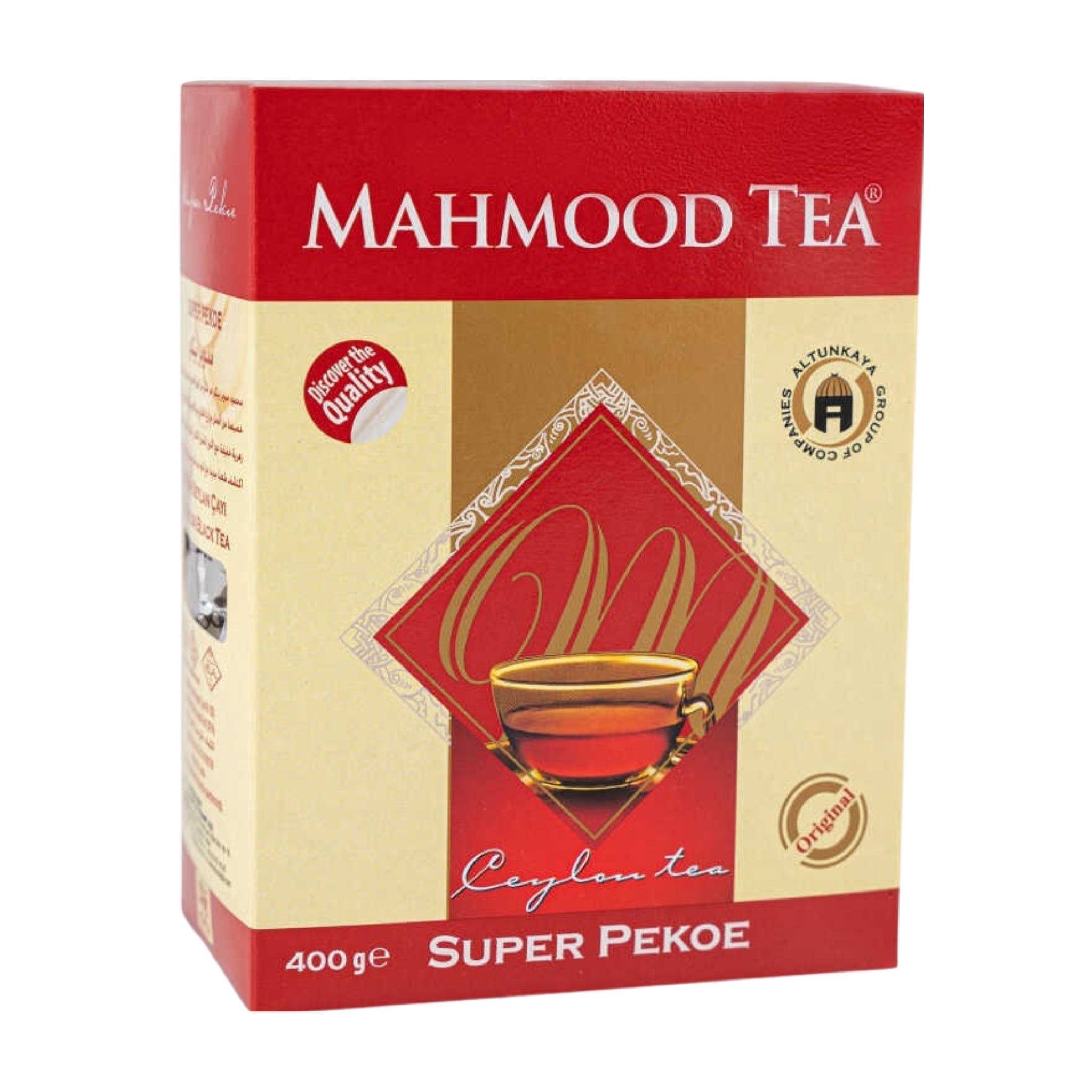 Mahmood Tea Super Pekoe - 100% Pure Ceylon Black Tea - 400g (14.1 oz) - Exporgin - Global Shopping Site