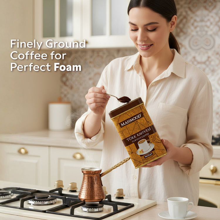 Mahmood Turkish Coffee 220g (7.76 oz) Tin - Exporgin | Türkiye Comes to You