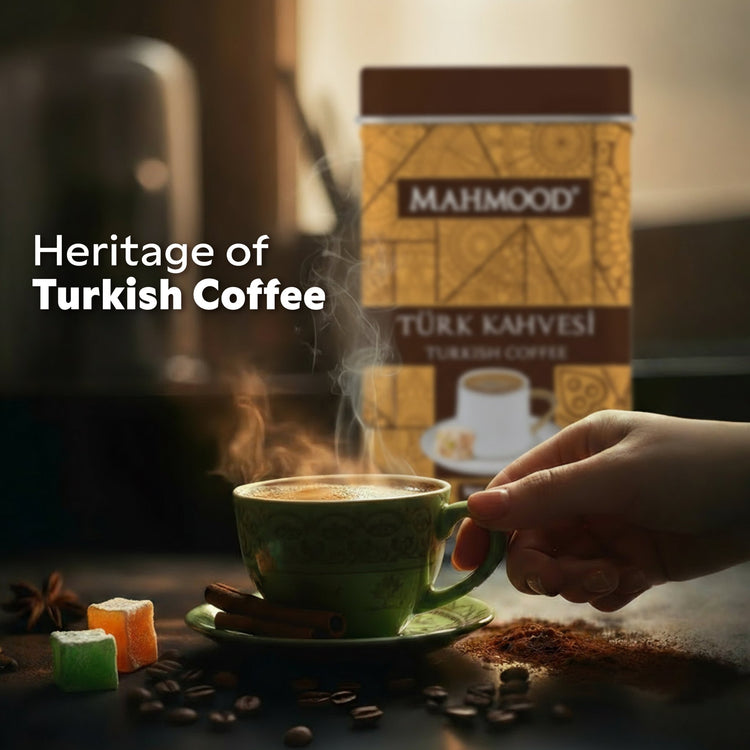 Mahmood Turkish Coffee 220g (7.76 oz) Tin - Exporgin | Türkiye Comes to You