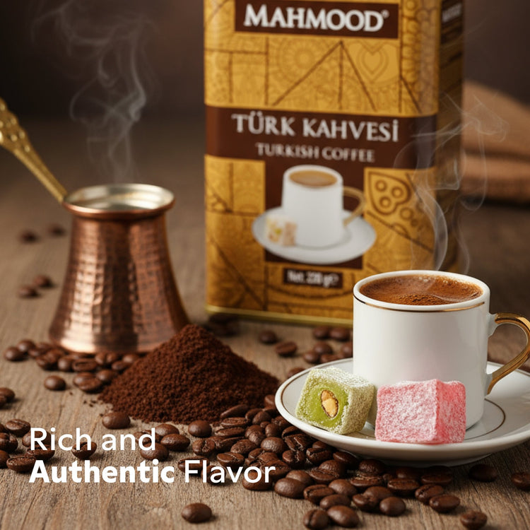 Mahmood Turkish Coffee 220g (7.76 oz) Tin - Exporgin | Türkiye Comes to You