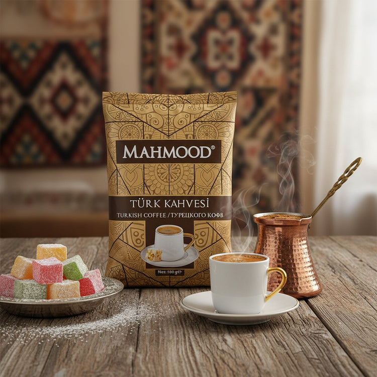 Mahmood Turkish Coffee – Medium Roast, Arabica Beans - 100g - Exporgin | Türkiye Comes to You