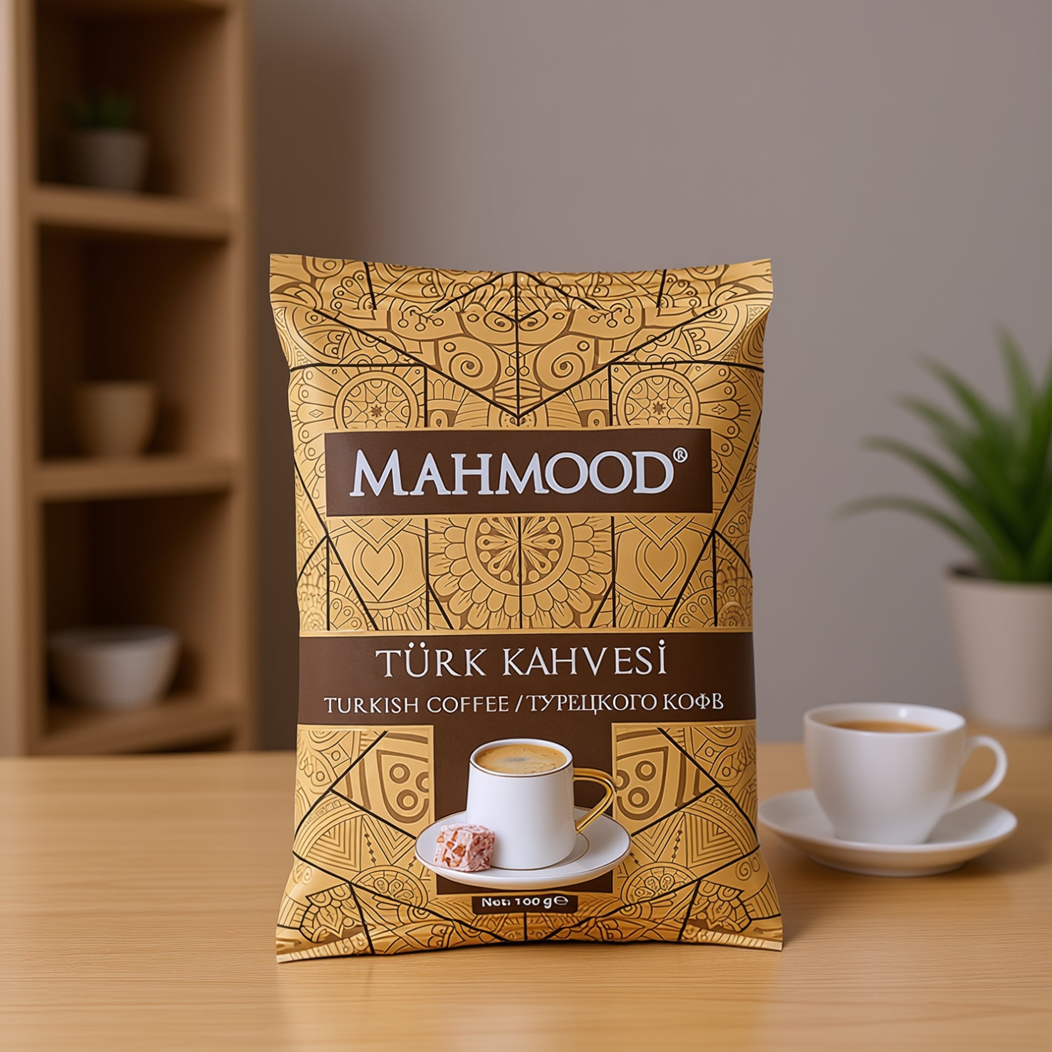Mahmood Turkish Coffee – Medium Roast, Arabica Beans - 100g - Exporgin | Türkiye Comes to You