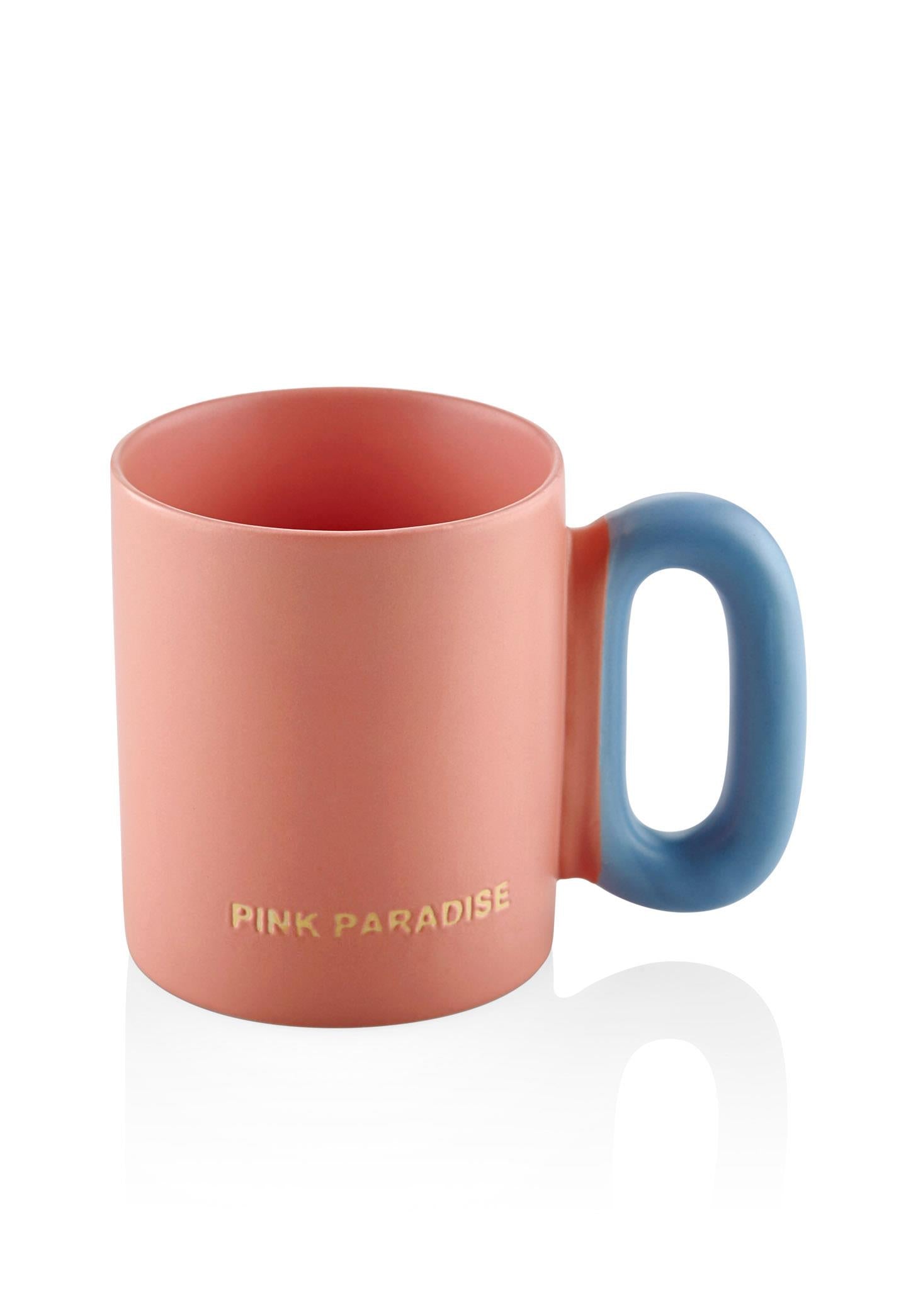 Macaron Porcelain Mug Pink 330 ml