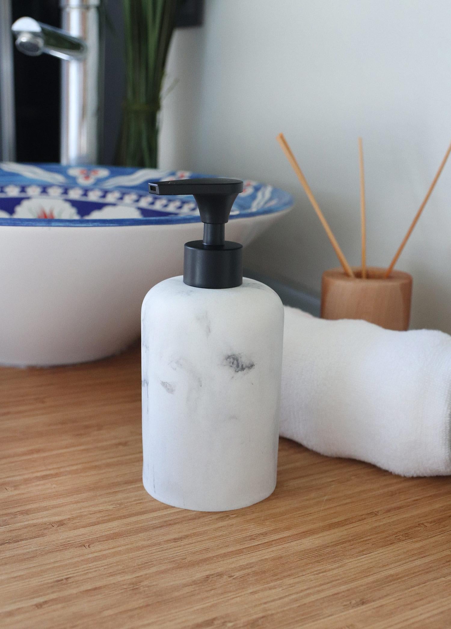 Marble Liquid Soap Dispenser 360 ml