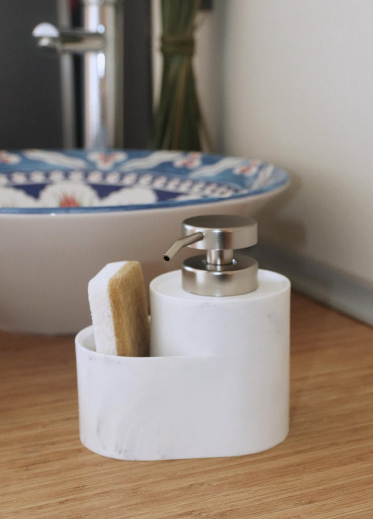 Marble Sponge Liquid Soap Dispenser 400 ml - Exporgin - Global Shopping Site
