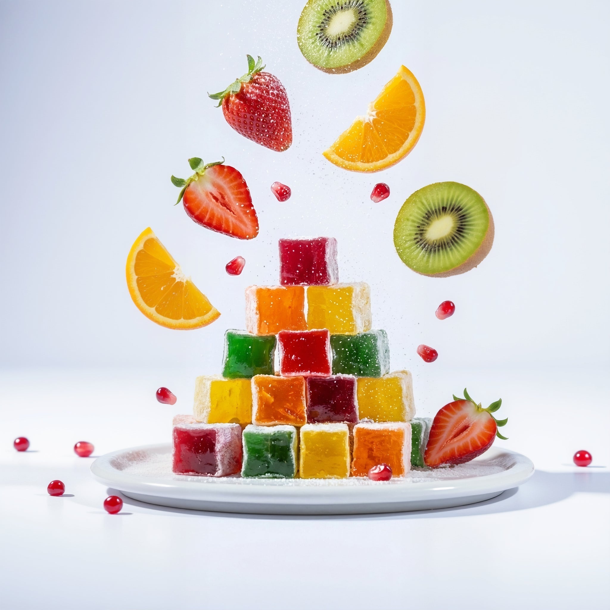 Meşhur Safranbolu Lokumcusu Mixed Fruit Flavored Turkish Delight - Exporgin | Türkiye Comes to You