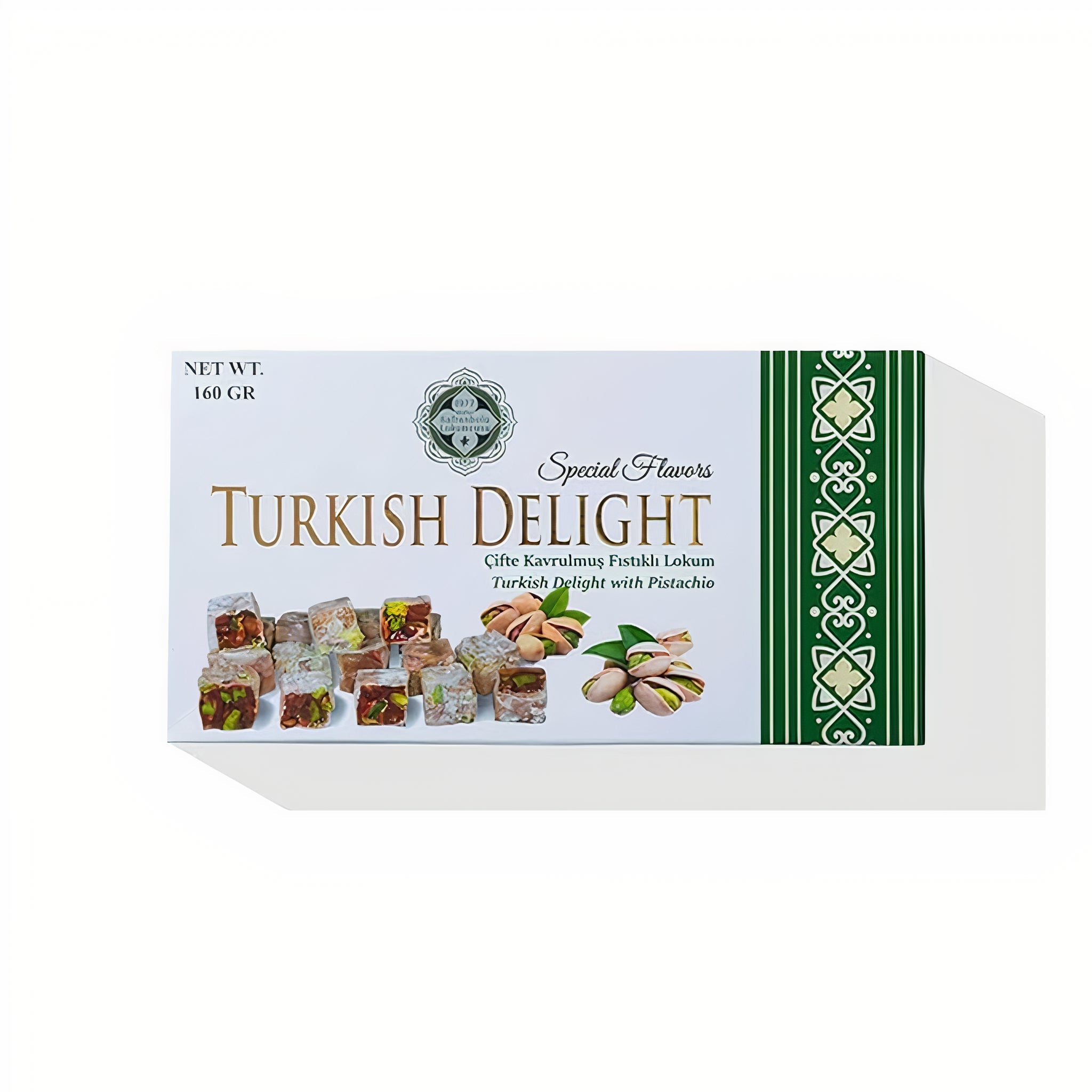 Meşhur Safranbolu Lokumcusu Turkish Delight with Double Roasted Pistachios - Exporgin | Türkiye Comes to You