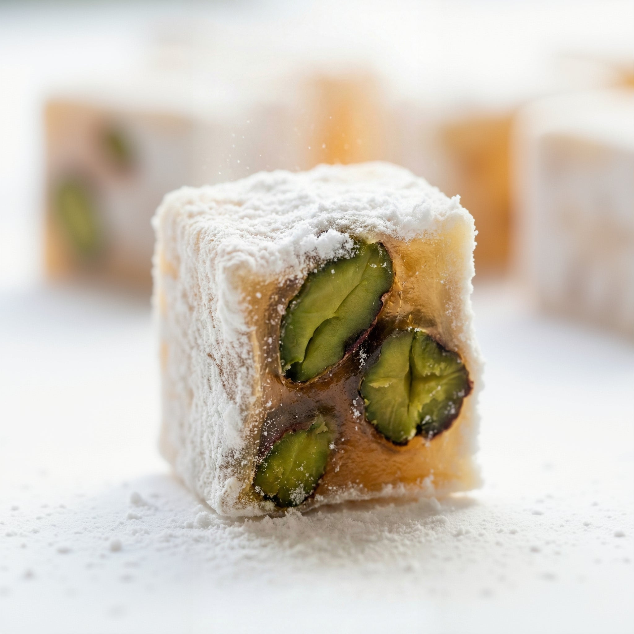 Meşhur Safranbolu Lokumcusu Turkish Delight with Double Roasted Pistachios - Exporgin | Türkiye Comes to You