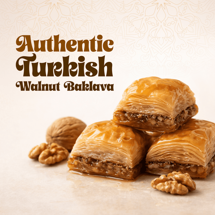 Meşhur Safranbolu Lokumcusu Walnut Turkish Dessert 400g (14.11 oz) – Traditional Turkish Sweets, Gift Box - Exporgin | Global Shopping Site
