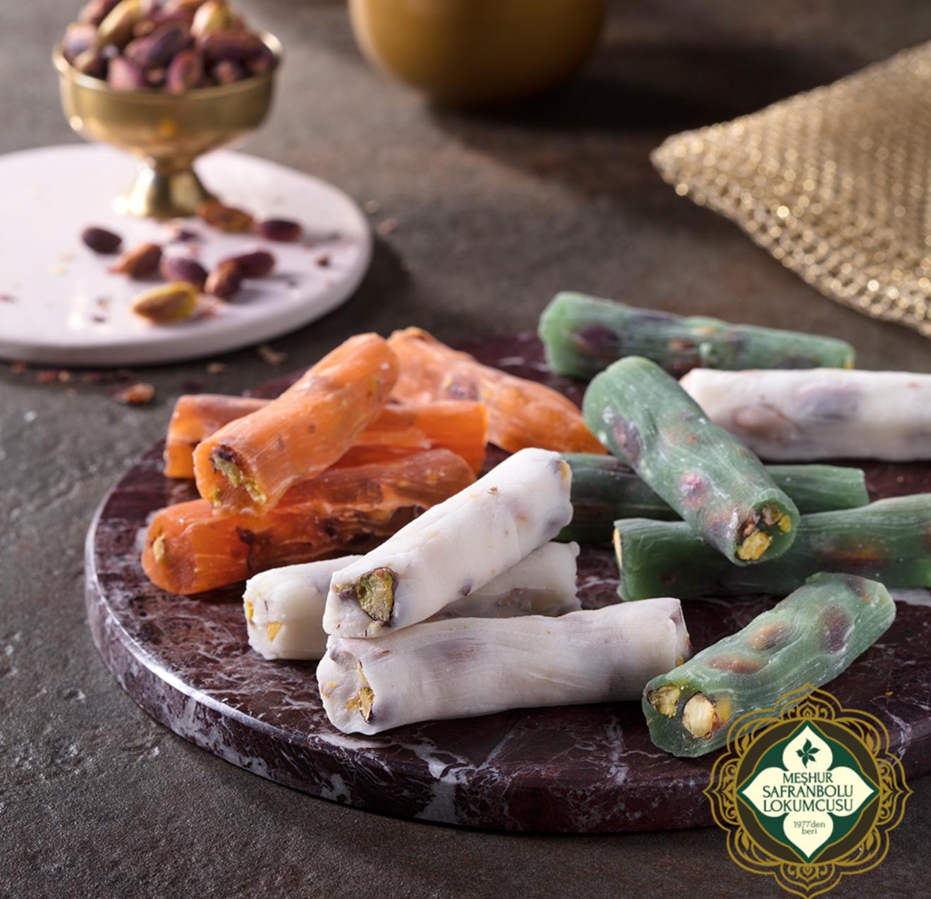 Mixed Finger Turkish Delight – Black Metal Box 700g (24.69 oz) - Exporgin | Türkiye Comes to You