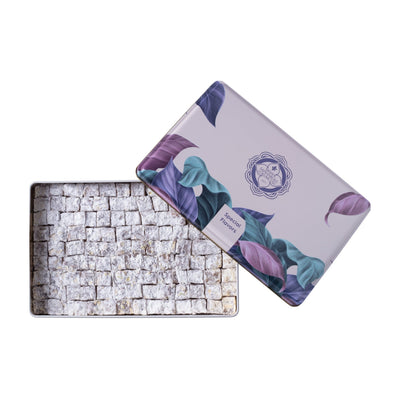 Meşhur Safranbolu Lokumcusu Mixed Flavored Turkish Delight Metal Box 1000g (35.27 oz)