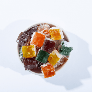 Mixed Fruit Flavored Turkish Delight – 200g (7.05 oz) / 320g (11.29 oz) - Exporgin | Türkiye Comes to You