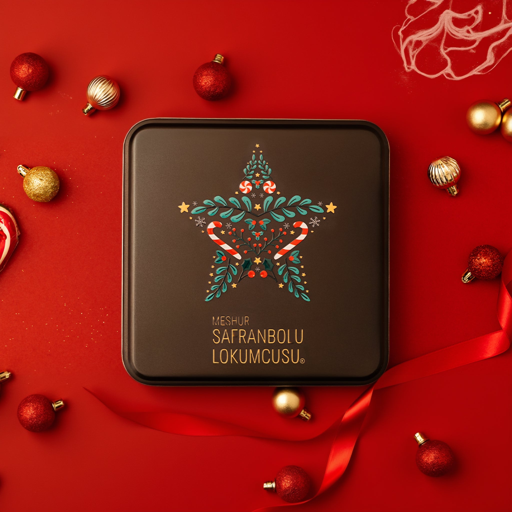 Mixed Wrapped Turkish Delight Metal Box – Assorted Flavors with Pistachio, Hazelnut, Almond & Chocolate – 1000g (35.27 oz) - Exporgin | Türkiye Comes to You