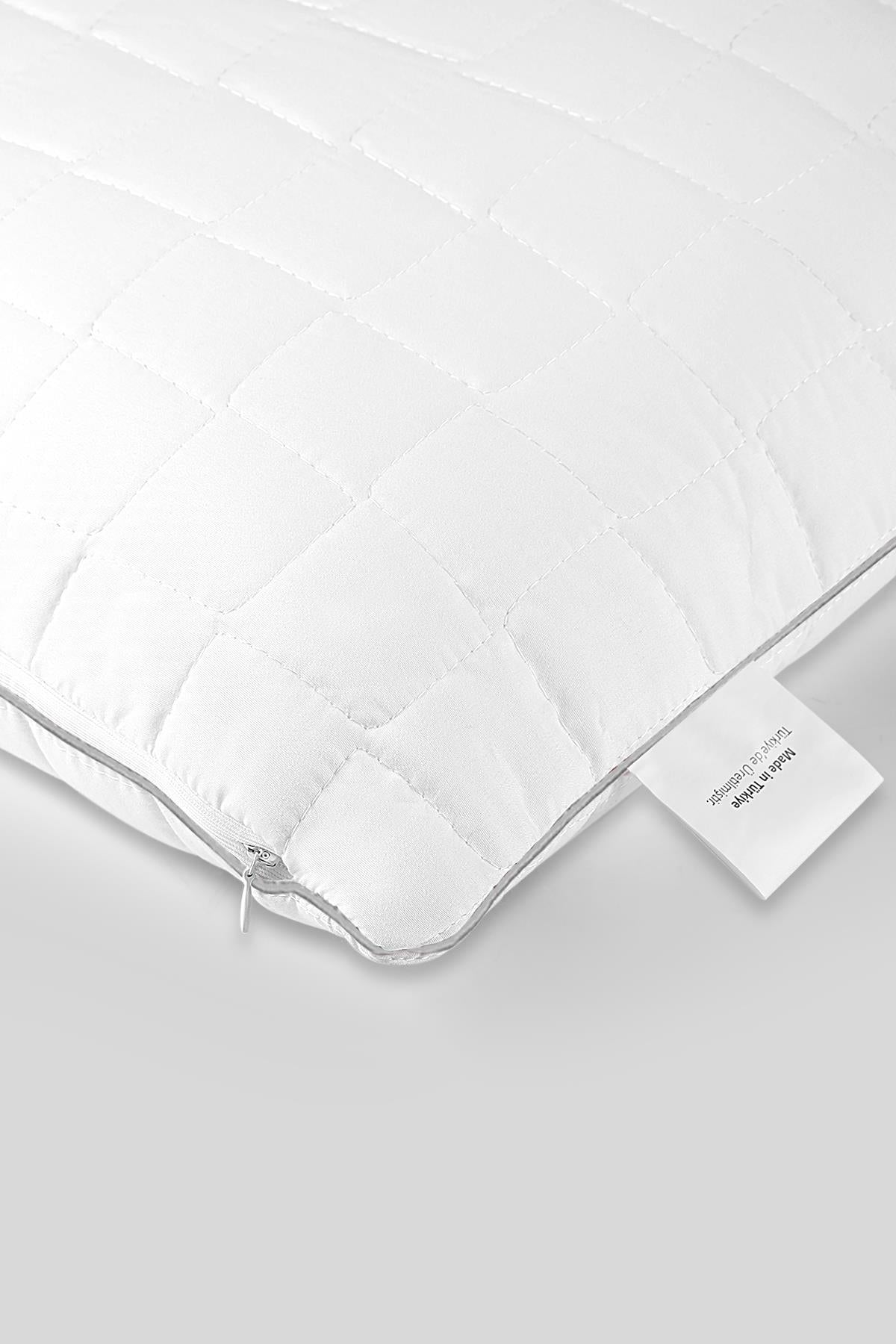 Molden quilted and arabiye all-season pillow 50x70 cm white/grey