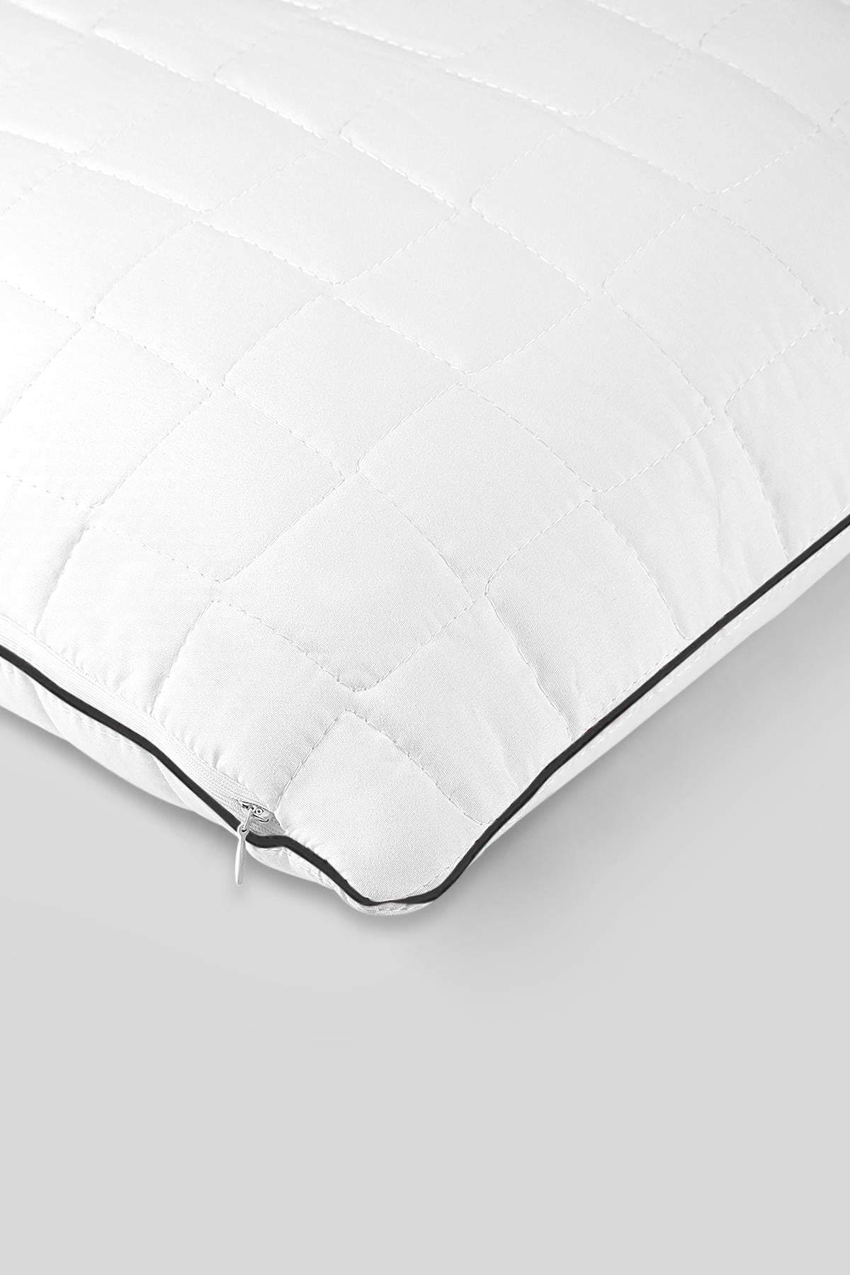 Molden Quilted and Arabiye All-Season Pillow 50x70 cm White/Black