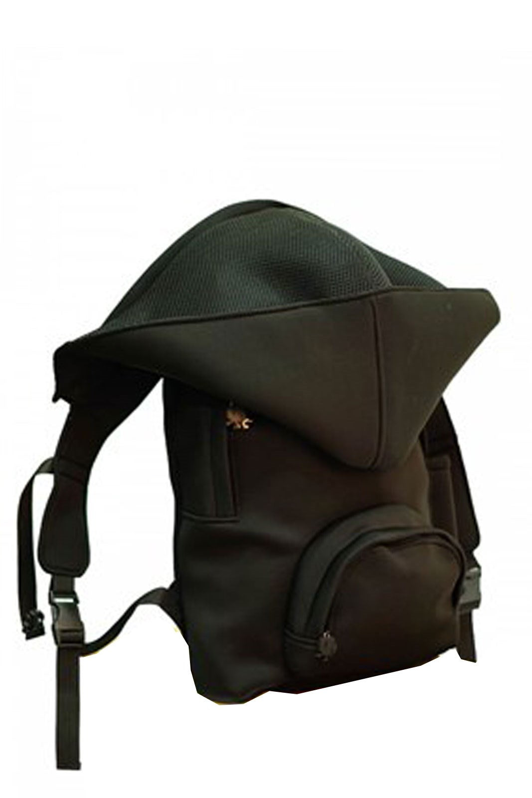 Ikigai The City Basic Black Abnehmbarer Kapuzen mit großem Rucksack