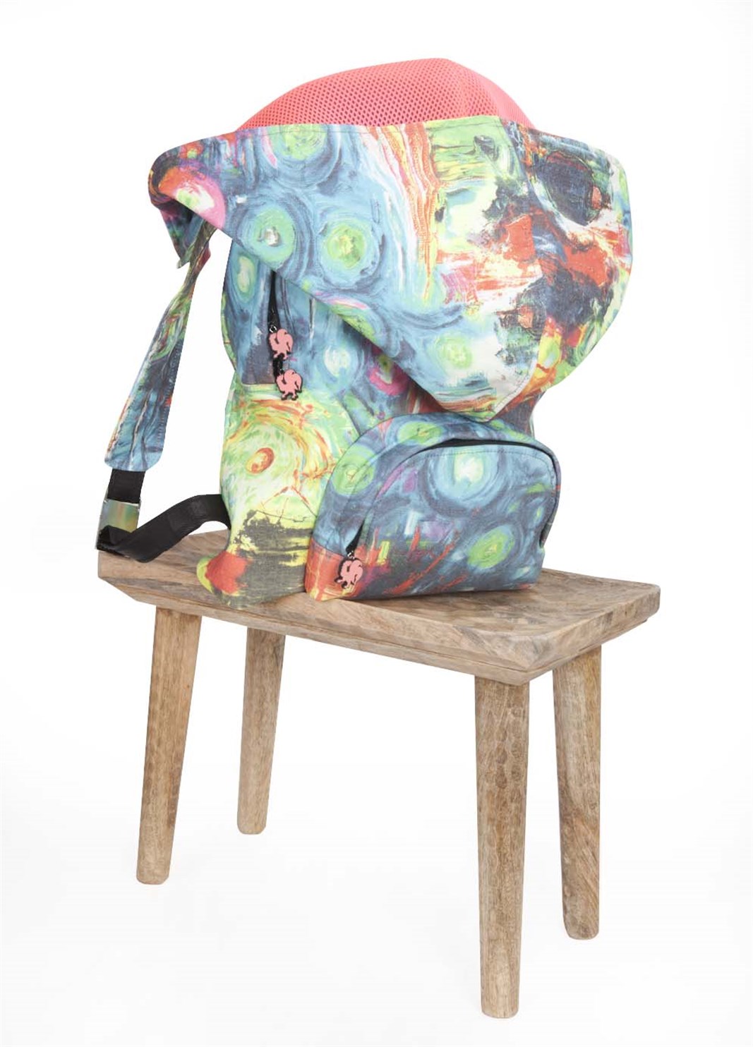 Ikigai The City Van Gogh Mochila para niños con capucha estampada