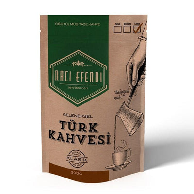 Naci Efendi Turkish Coffee 500 Gr - Premium Blend for Authentic Turkish Coffee Experience - Exporgin - Global Shopping Site