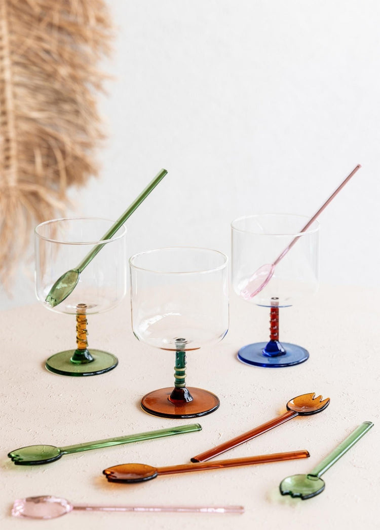 name: Borosilicate Glass – Ice Cream Scoop – Heat - Resistant & Durable – 6 Pcs (3x3x16 cm) - Exporgin - Global Shopping Site