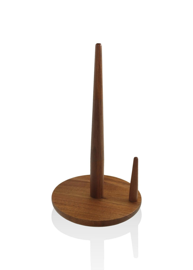 Natura Acacia Paper Towel Holder 18x32 cm - Exporgin - Global Shopping Site