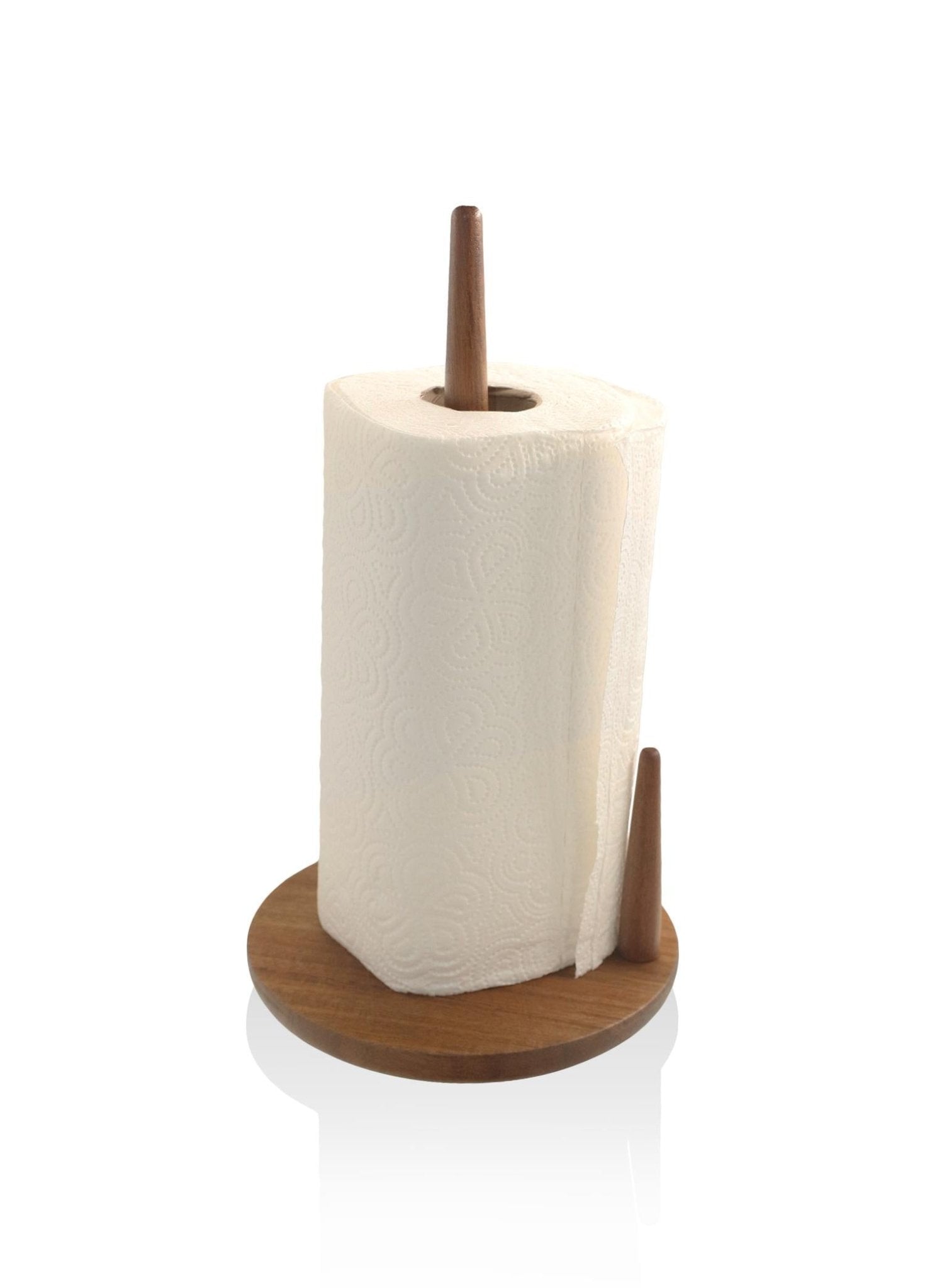 Natura Acacia Paper Towel Holder 18x32 cm - Exporgin - Global Shopping Site