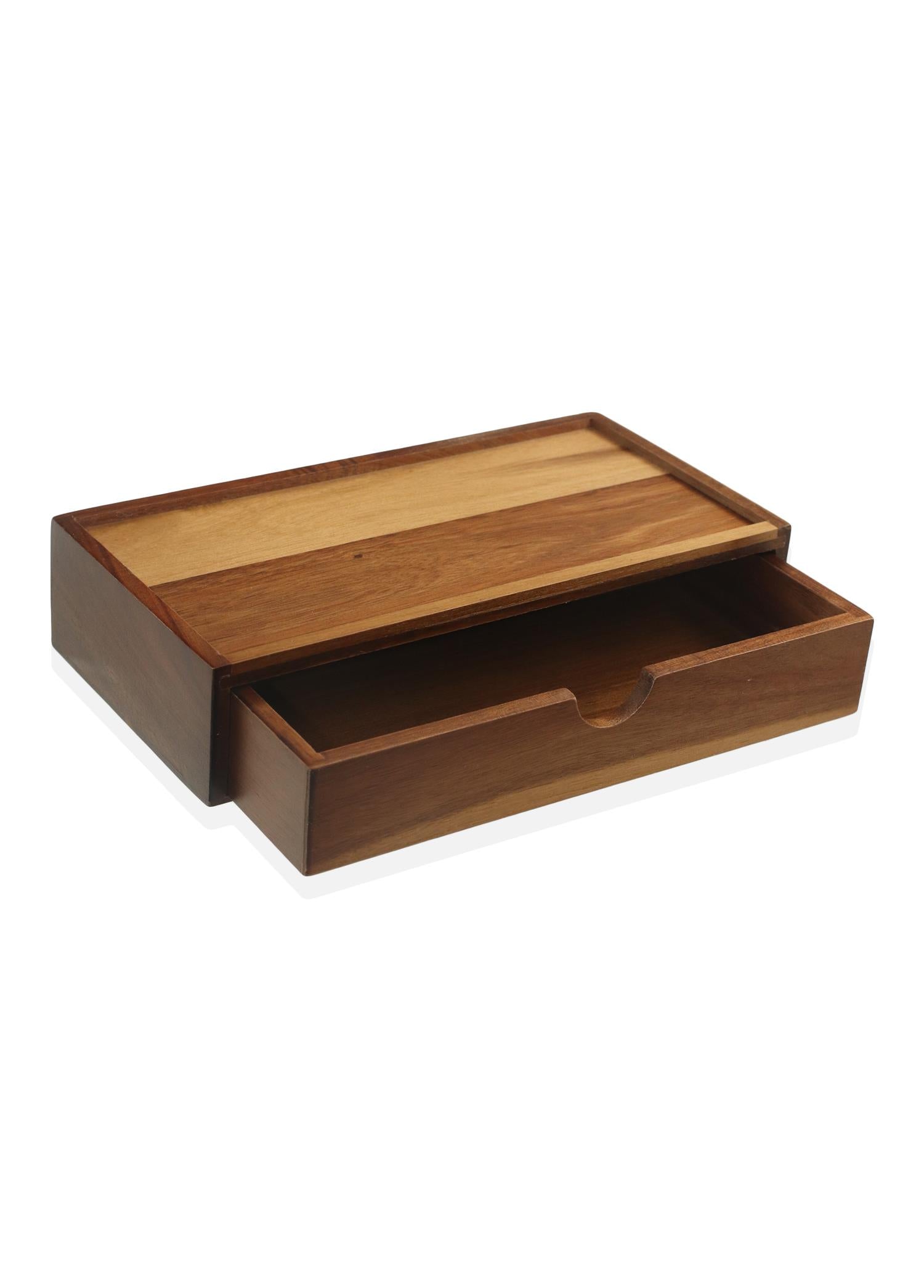 Natura Acacia Drawer Organizer Box 25x16x5 cm