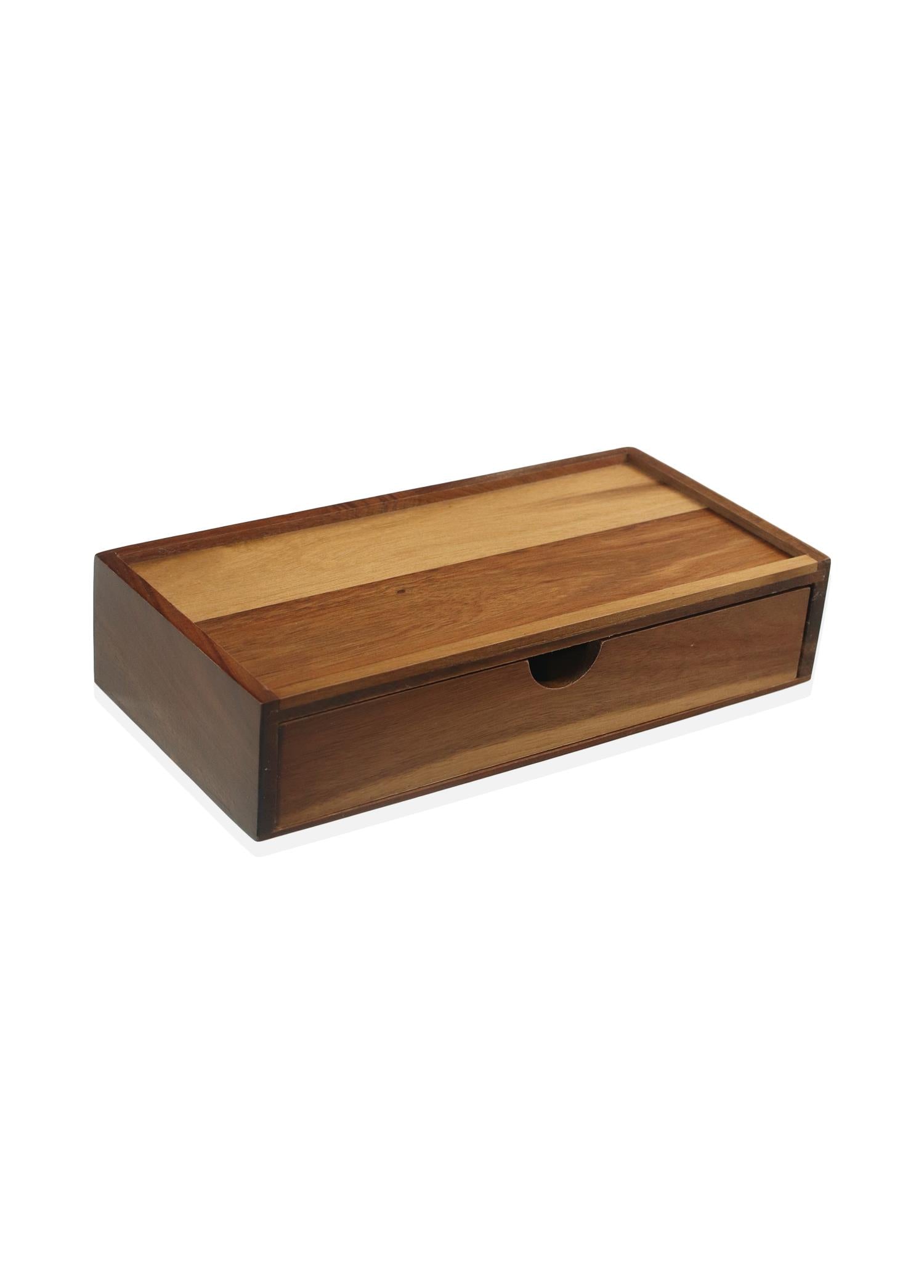 Natura Acacia Drawer Organizer Box 25x16x5 cm