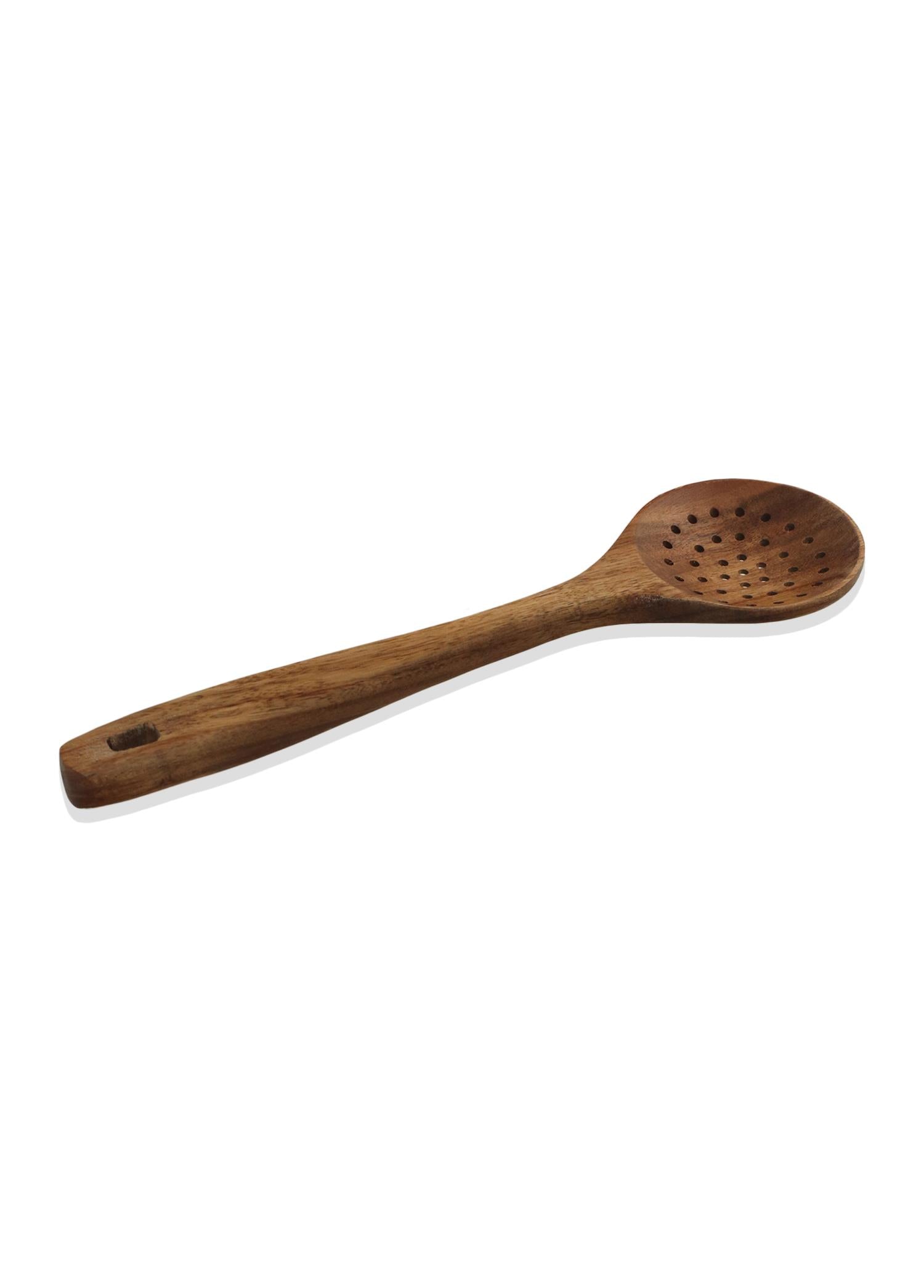 Natura Acacia Perforated Spoon 33x9 cm