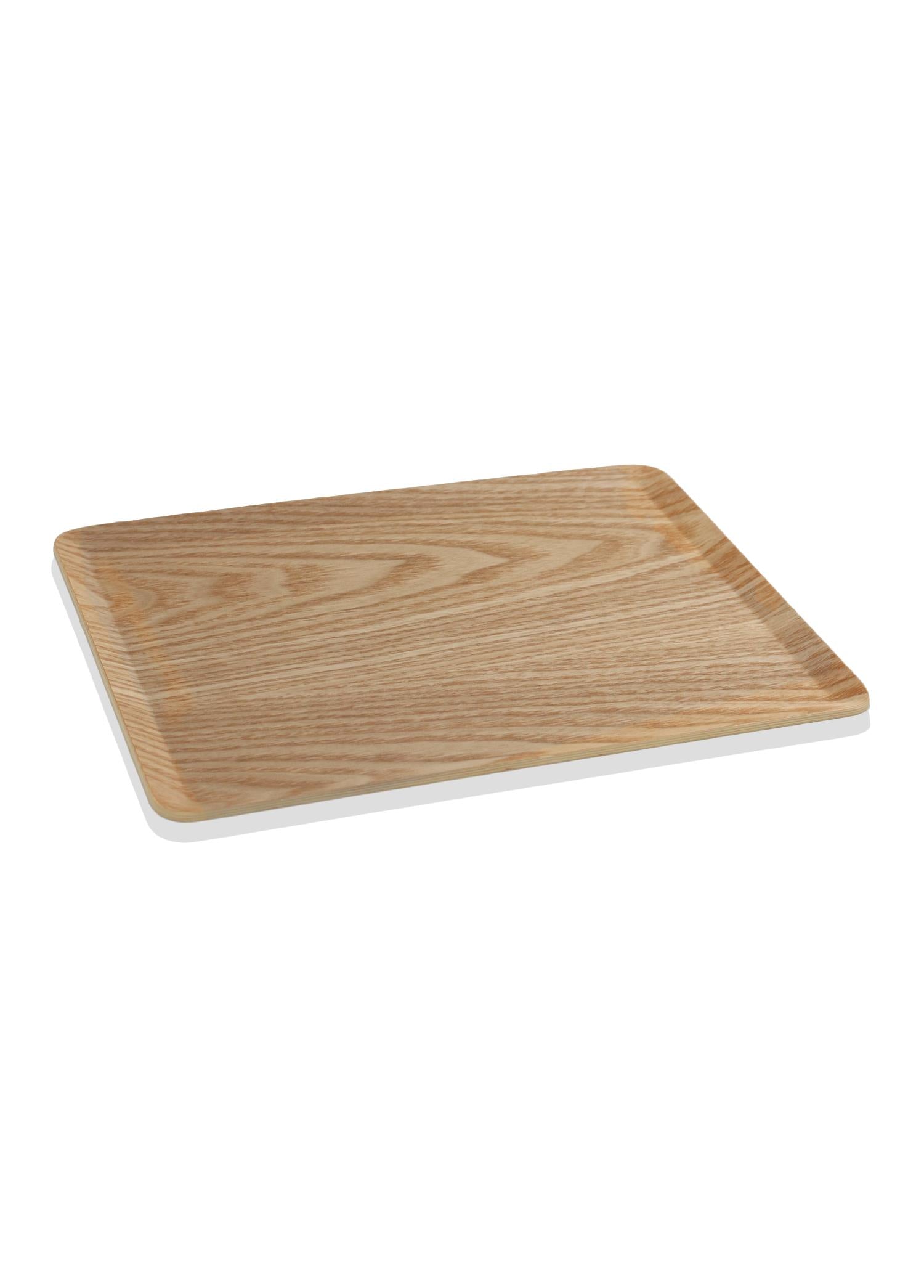 Natura Non-Slip Wooden Tray 36x28 cm