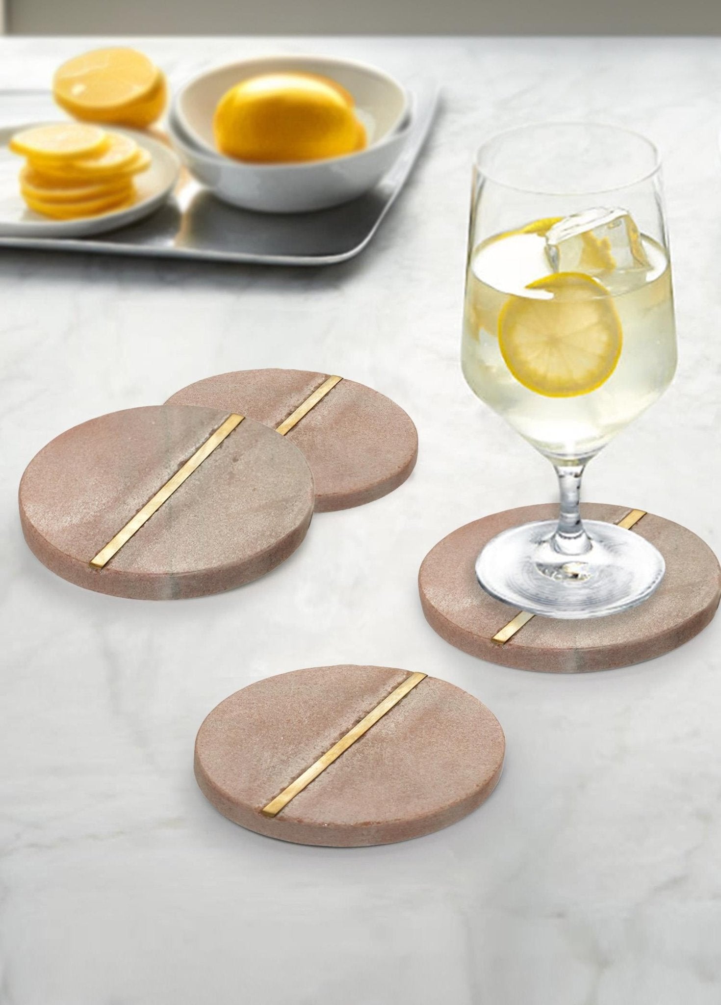 Nature Coaster Set of 2 BRK0136 - Exporgin - Global Shopping Site