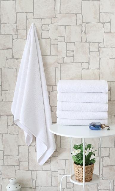 Copertura piumone Dünyası Tipo di hotel 4 PC 70x140 Asciugamano da bagno bianco