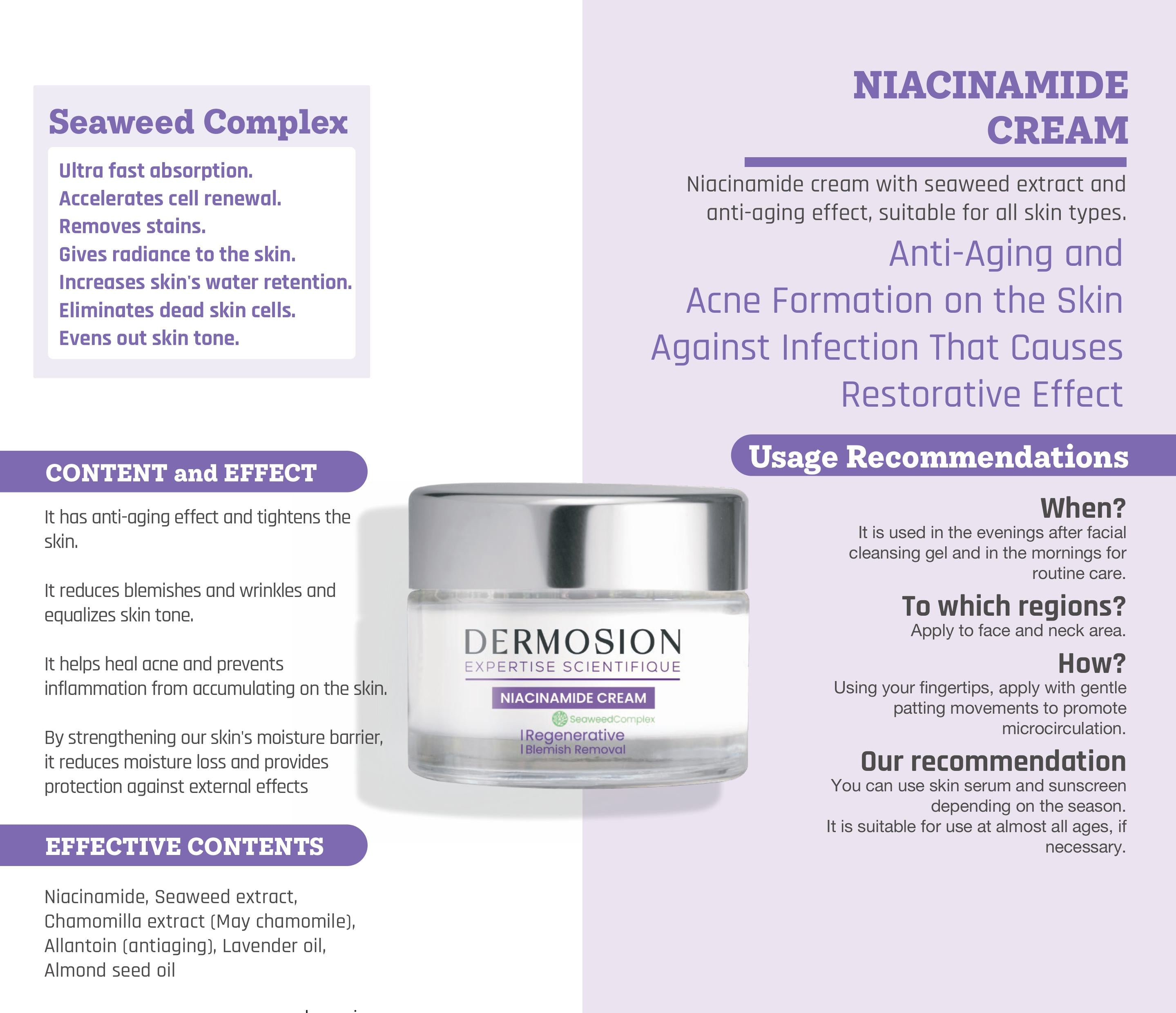 Crema de niacinamida de dermosión 50 ml