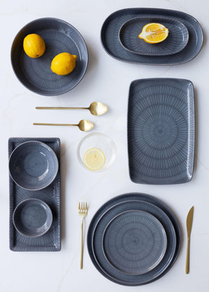 Noon Serving Plate Gray 30 Cm - Exporgin | Türkiye Comes to You