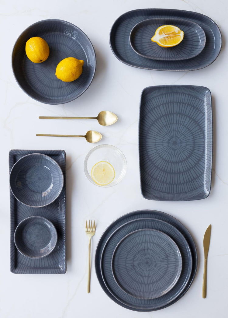 Noon Serving Plate Gray 30 Cm - Exporgin | Türkiye Comes to You
