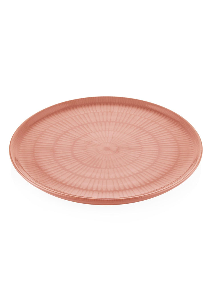 Noon Serving Plate Salmon 30 Cm - Exporgin - Global Shopping Site