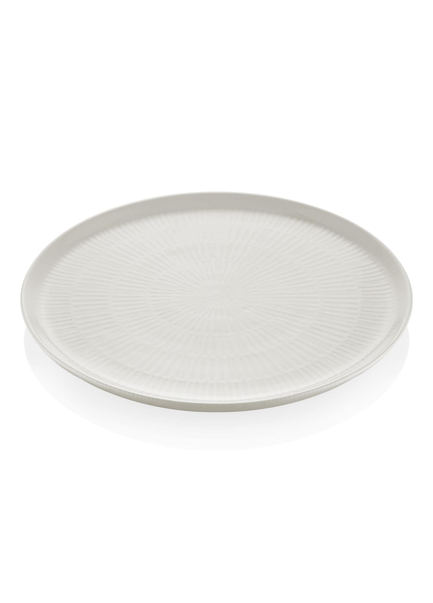 Noon Serving Plate Cream 30 Cm