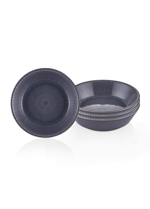Noon Snack Bowl Set of 4 Gray 10 cm - Exporgin - Global Shopping Site
