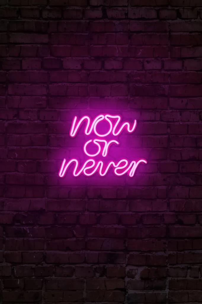 Now Or Never - Led Decorative Wall Lighting Neon Graffiti Magic Led Messages