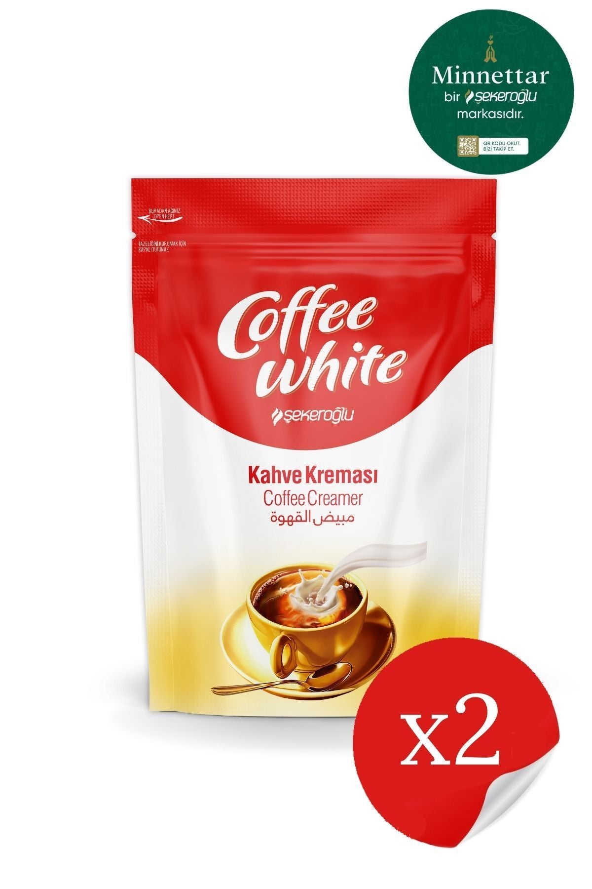 Coffee White Coffee Creamer 2 x 200 Gr (2 Pieces)