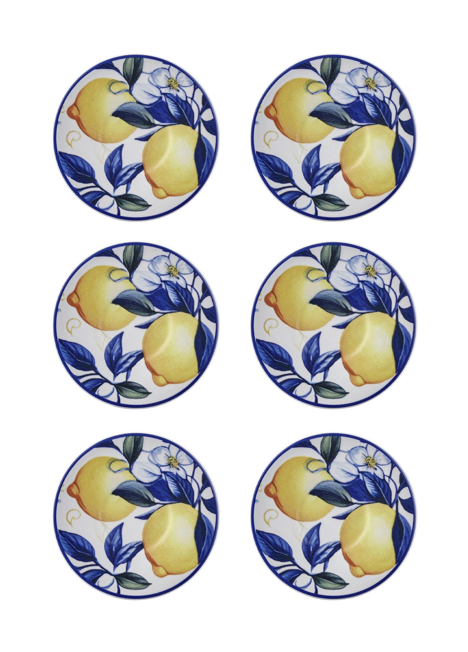 Odore Di Limone Tea Plate Set of 6 13 cm ODL0014