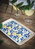 Odore Di Limone Rectangular Service 34x25 cm ODL0010 - Exporgin - Global Shopping Site