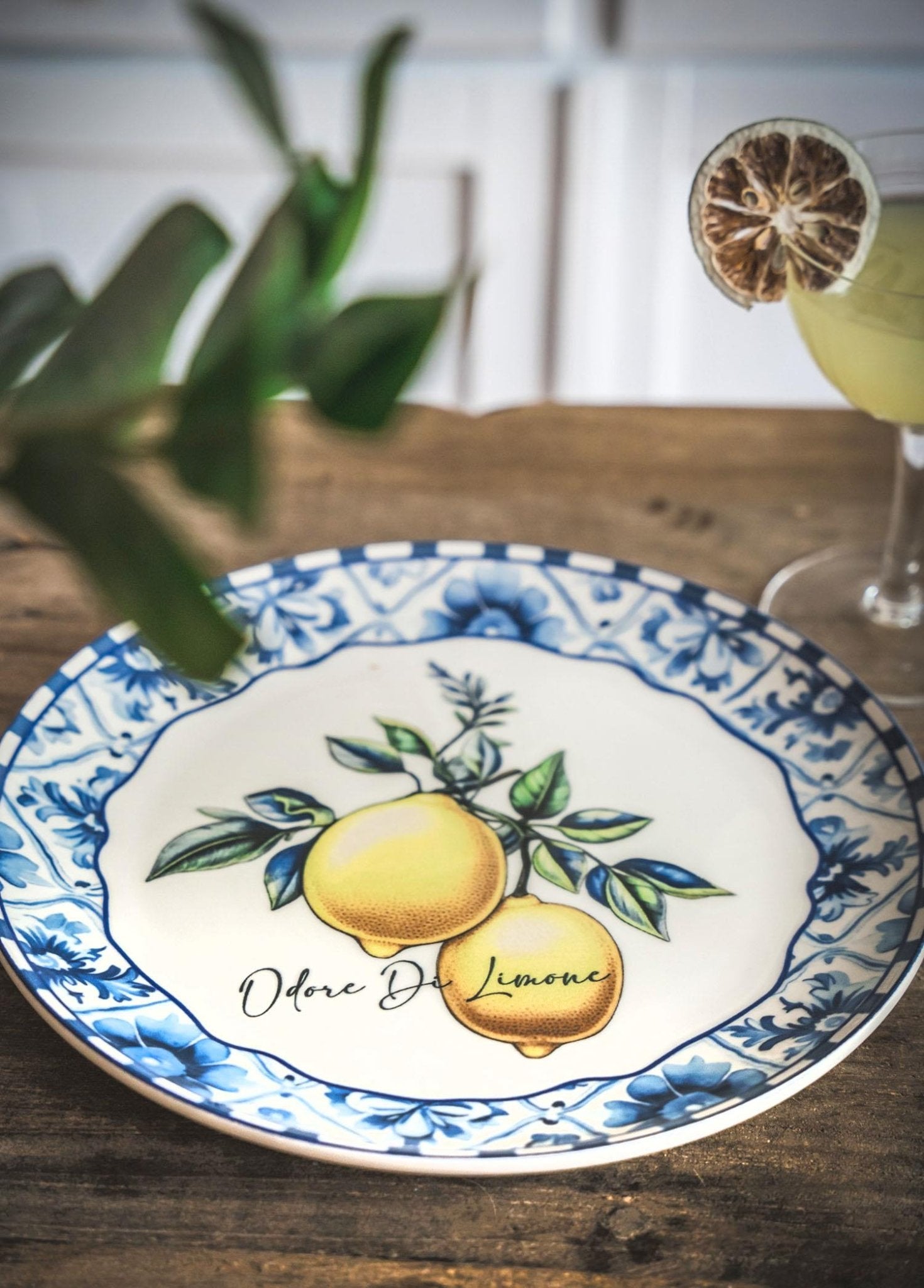 Odore Di Limone Serving Plate Set of 6 26 cm ODL003 - Exporgin | Türkiye Comes to You