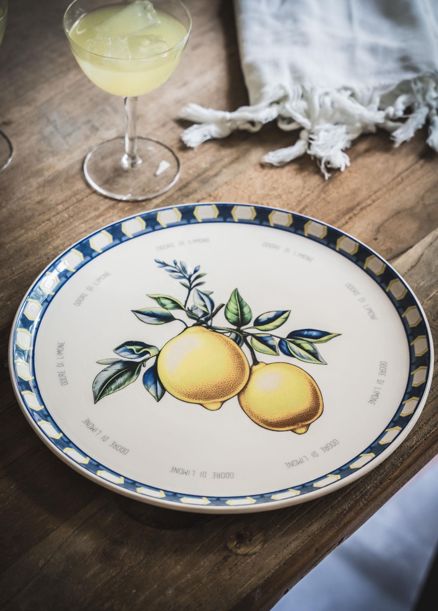 Odore Di Limone Serving Plate 30 Cm ODL0006